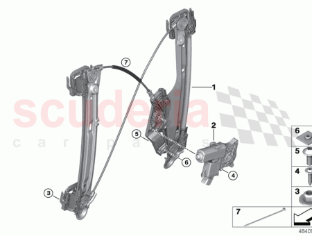 Photo of Drive window lifter rear left…