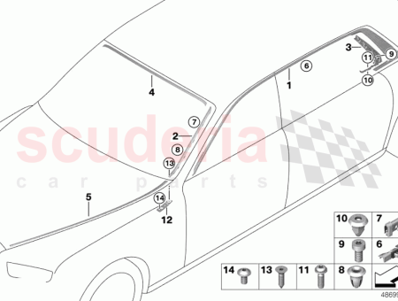 Photo of Trim strip side frame right…