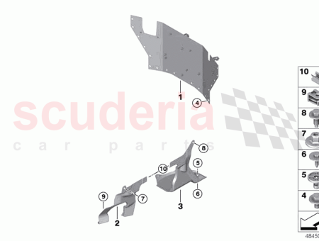 Photo of Cover steering gear rear left…