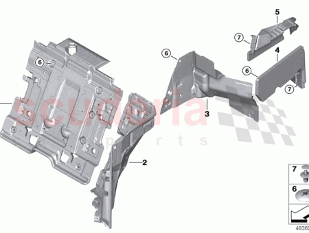 Photo of Sound insulation left C pillar…