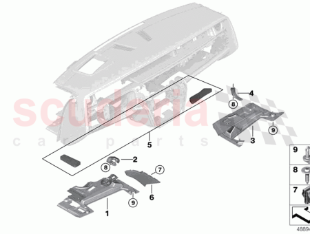 Photo of Passenger s footwell trim panel…