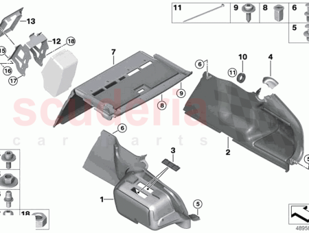 Photo of Trunk trim panel right…