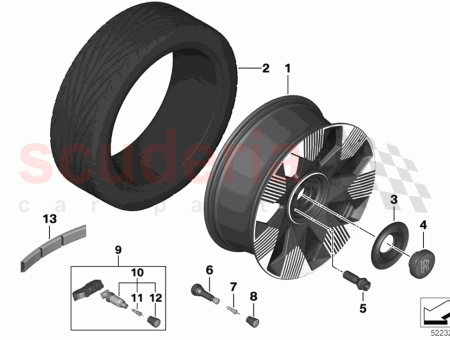Photo of Wheel bolt black…