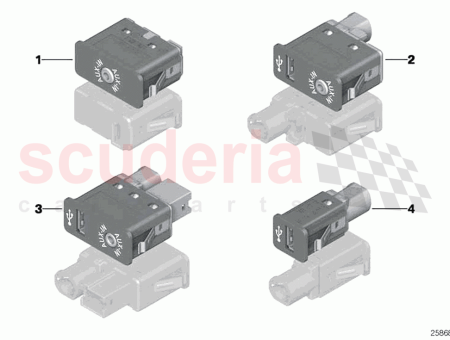 Photo of USB AUX IN jack switchable…