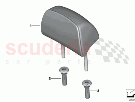 Photo of Headrest leather…