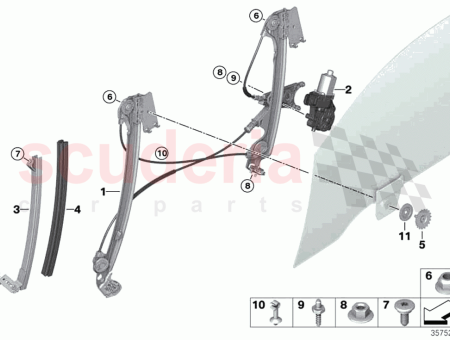 Photo of Window lifter without motor front right…