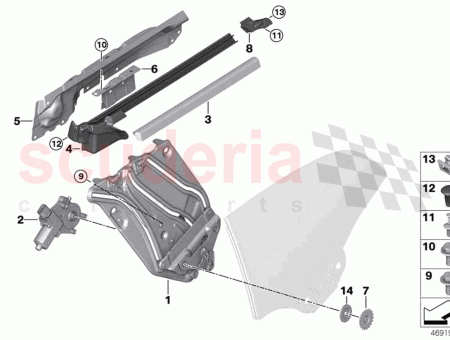 Photo of Window lifter rear right…