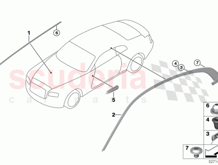 Photo of Trim strip side frame right…