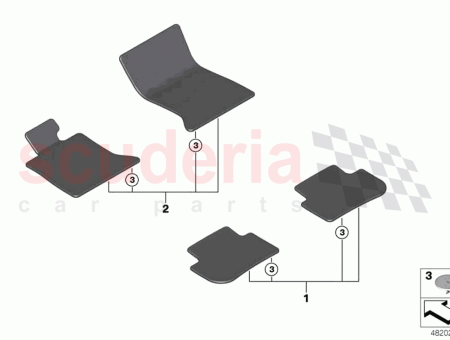 Photo of Set floor mats rear…