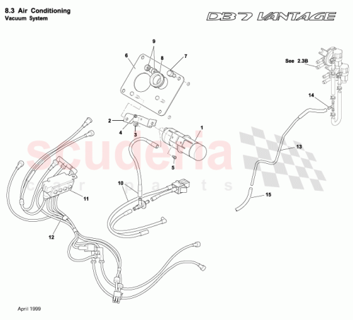 Part Diagram for Aston Martin 703162
