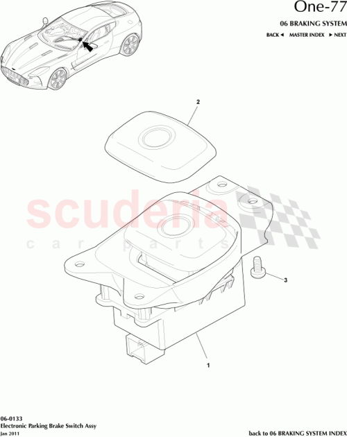 Part Diagram for Aston Martin 12023-14-6636-EA