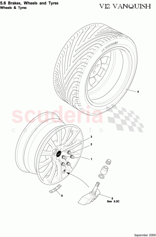 Part Diagram for Aston Martin 91687