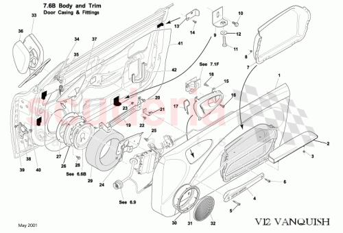 Part Diagram for Aston Martin 1R12-381958-AB