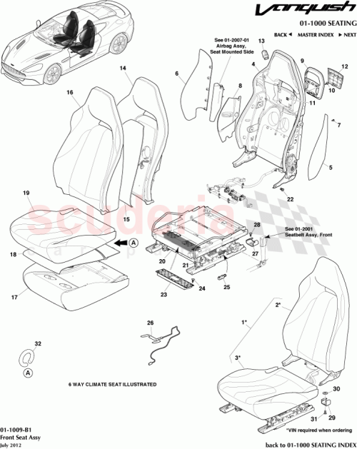 Part Diagram for Aston Martin CD33-74-10025