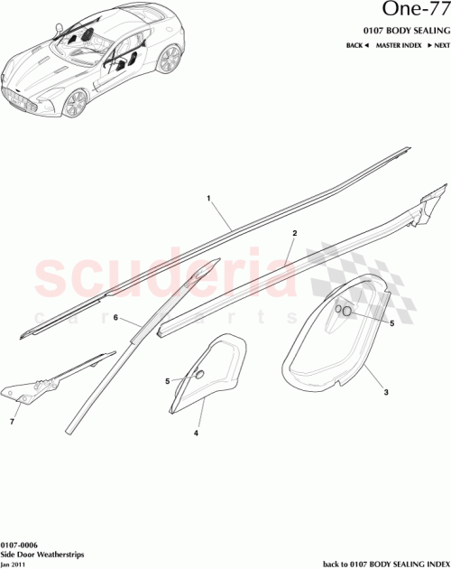 Part Diagram for Aston Martin 12023-10-1022-AA