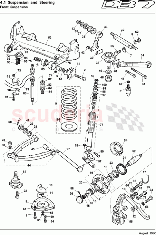 Part Diagram for Aston Martin 23-80974