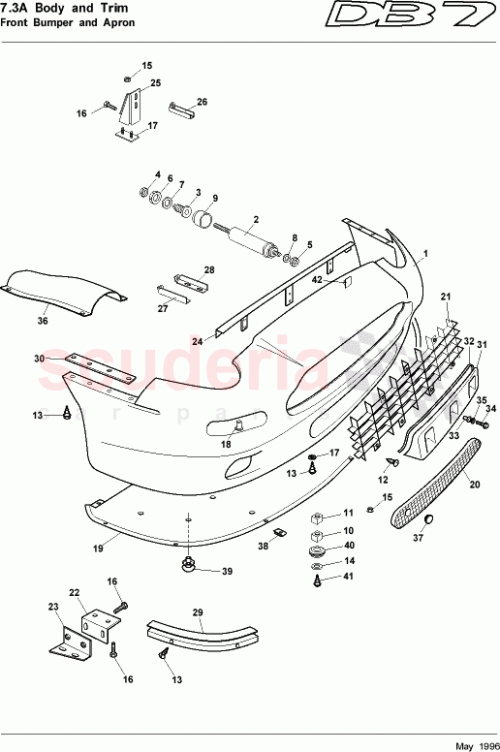Part Diagram for Aston Martin 697722