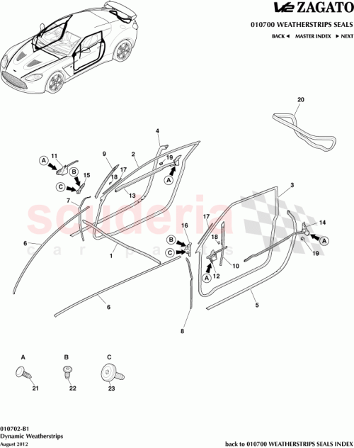 Part Diagram for Aston Martin CY83-C25324-AA