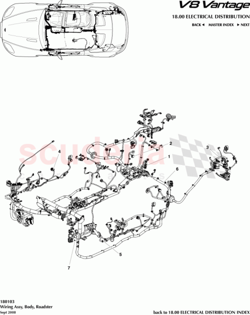 Part Diagram for Aston Martin 6G33-14K103-WC