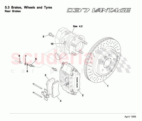 Part Diagram for Aston Martin 30-122656-AA