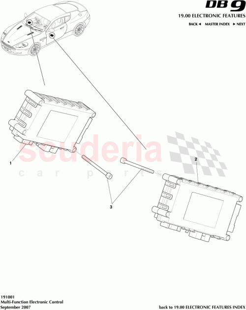 Part Diagram for Aston Martin 7G43-13C790-BB