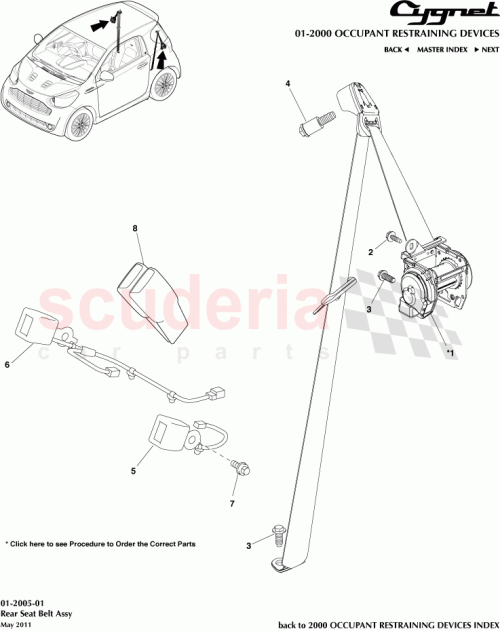 Part Diagram for Aston Martin 90109-11063