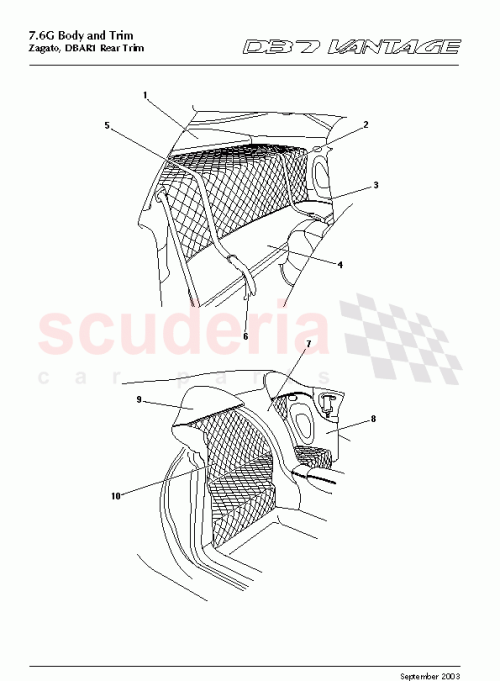 Part Diagram for Aston Martin 85-82712