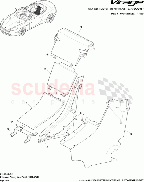 Part Diagram for Aston Martin AD33L045C62AAW