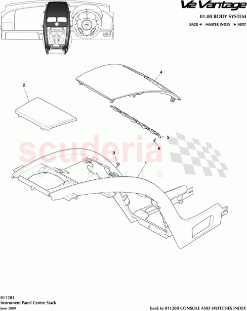 Part Diagram for Aston Martin CG33047A04MA