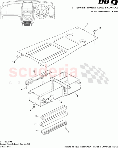 Part Diagram for Aston Martin CG43-045A66-BA