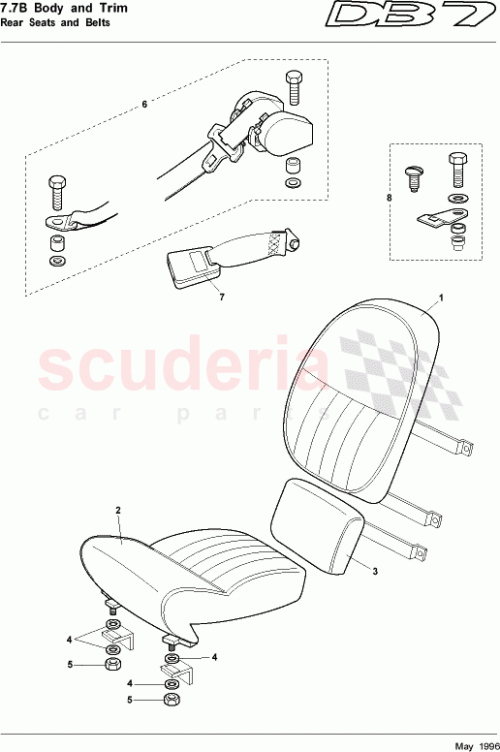 Part Diagram for Aston Martin 80-84912