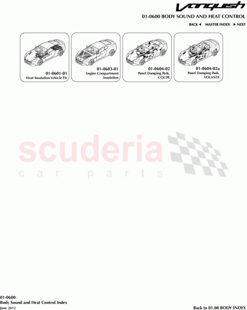 Part Diagram for Aston Martin CD33-11398-AA