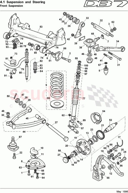 Part Diagram for Aston Martin 23-80257