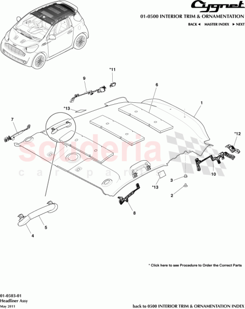 Part Diagram for Aston Martin AY2Y-51916-AAW