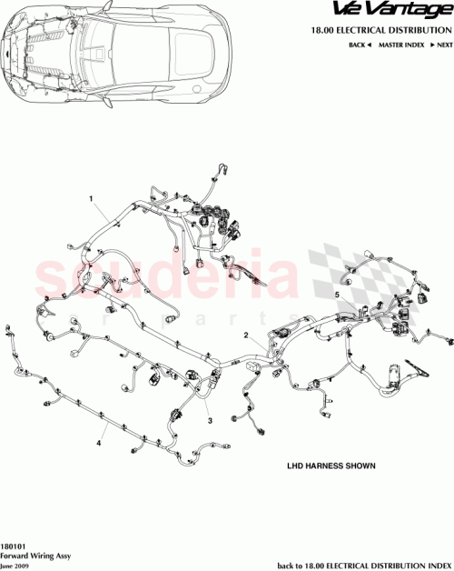 Part Diagram for Aston Martin AD23-14290-CB