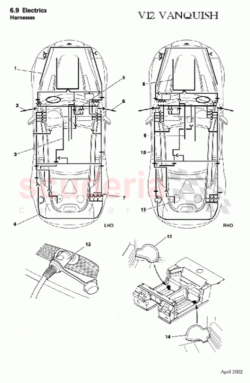Part Diagram for Aston Martin 3R12-370508-AB