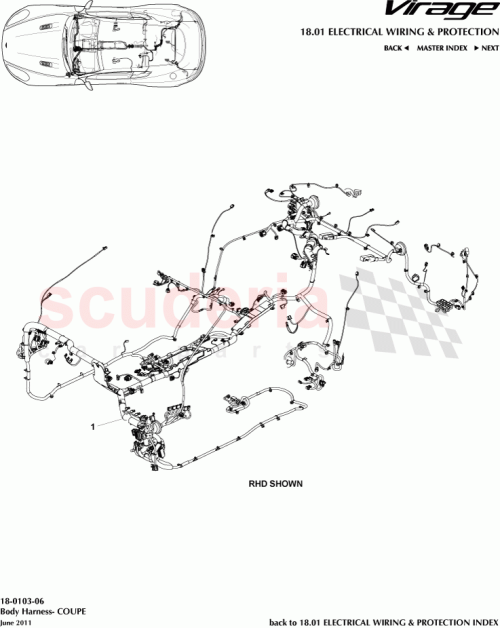 Part Diagram for Aston Martin CG4314A005BD