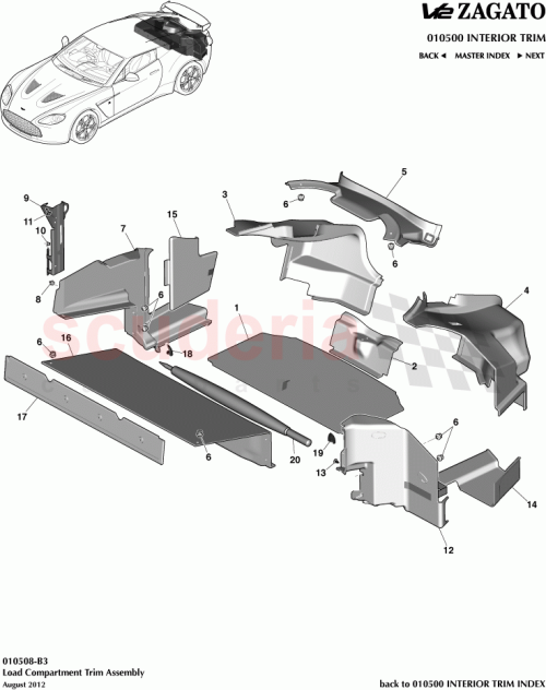 Part Diagram for Aston Martin CY83-F45423-AA