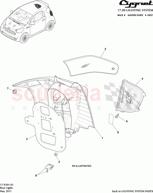 Part Diagram for Aston Martin AY2Y-112358-AA