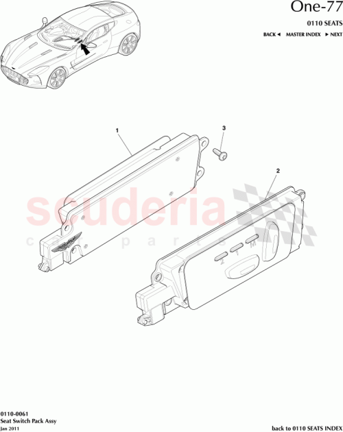 Part Diagram for Aston Martin 12023-14-6323-KA