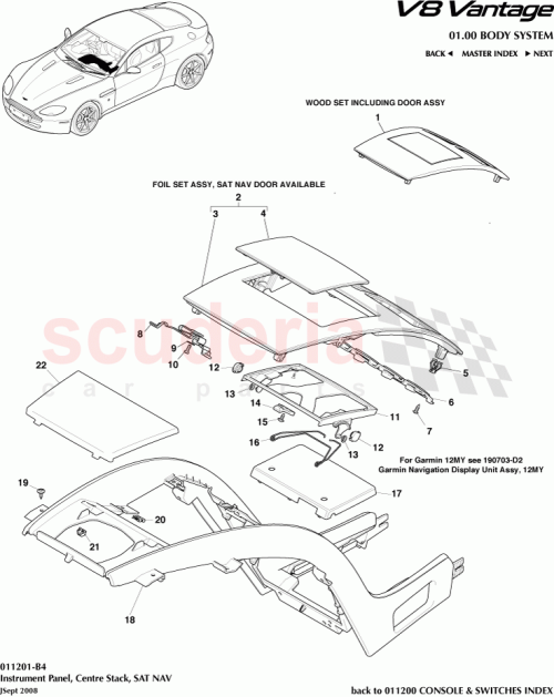 Part Diagram for Aston Martin AG33047A04CA