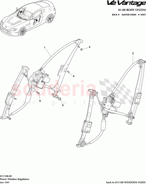 Part Diagram for Aston Martin 6G33-F23200-AE