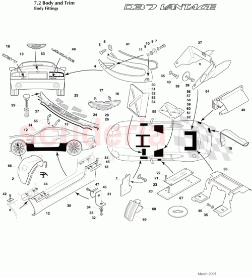 Part Diagram for Aston Martin 78-140484-AA