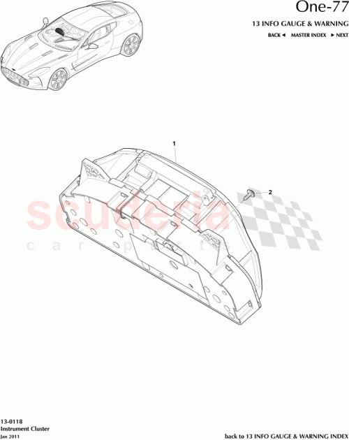 Part Diagram for Aston Martin AY93-10849-BA