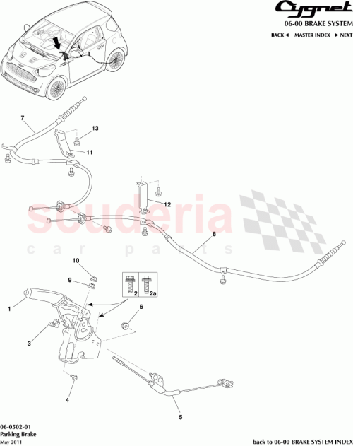 Part Diagram for Aston Martin 90179-06299