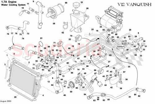 Part Diagram for Aston Martin 699699