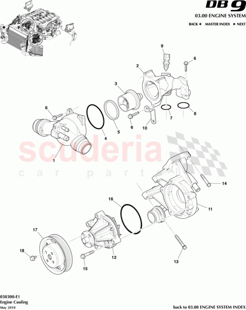 Part Diagram for Aston Martin 4G4E8A513CE