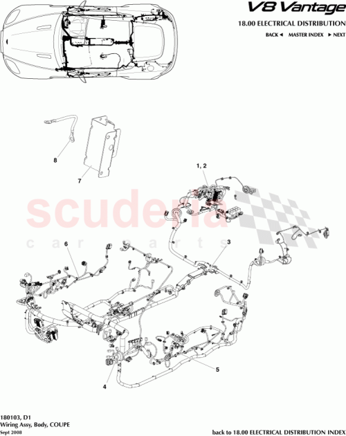 Part Diagram for Aston Martin 6G3314K103SA