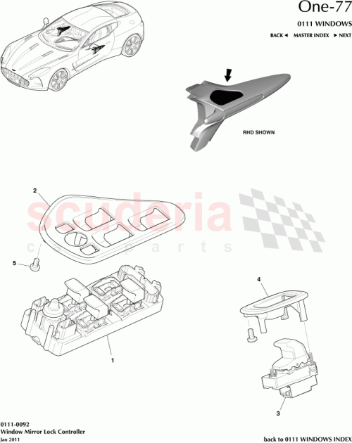 Part Diagram for Aston Martin AY93-14540-GB