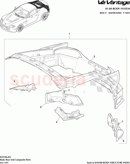Part Diagram for Aston Martin 6G33-314A10-BA
